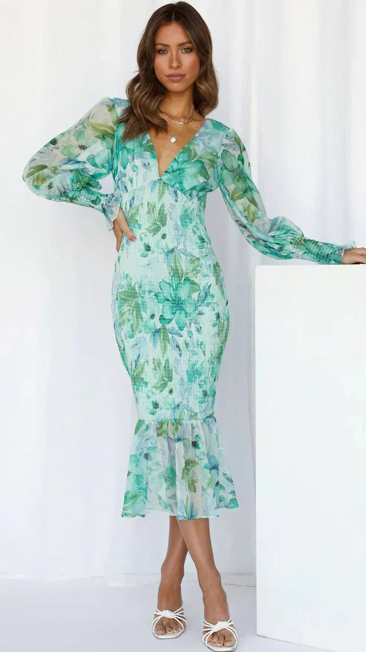 Amara | Wunderschönes Blumenkleid