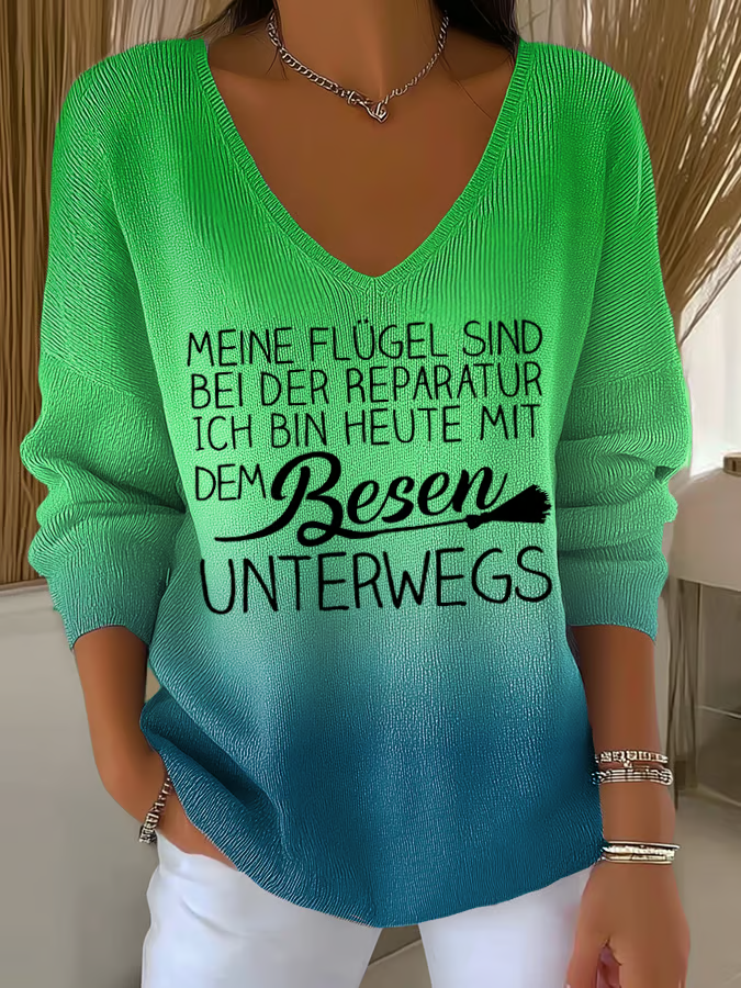 Thea™ - Damen-Shirt, entspannt & stilvoll mit V-Ausschnitt