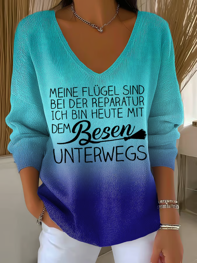 Thea™ - Damen-Shirt, entspannt & stilvoll mit V-Ausschnitt