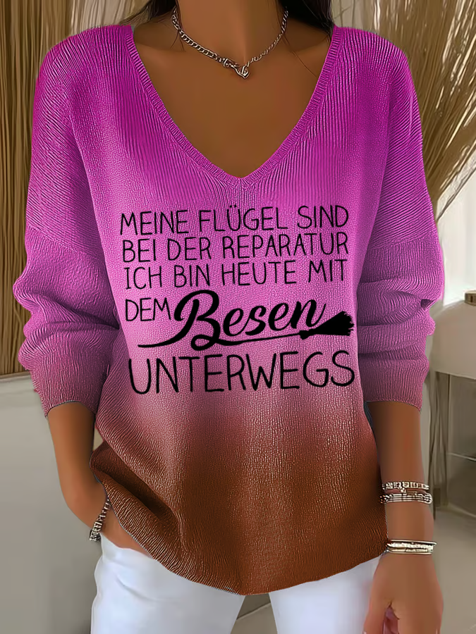 Thea™ - Damen-Shirt, entspannt & stilvoll mit V-Ausschnitt