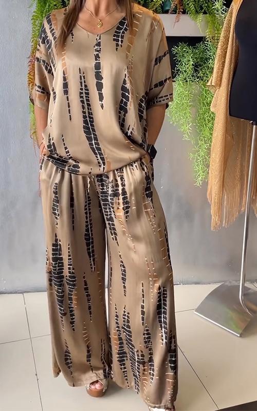 Marie - Lässiges Bedrucktes Set