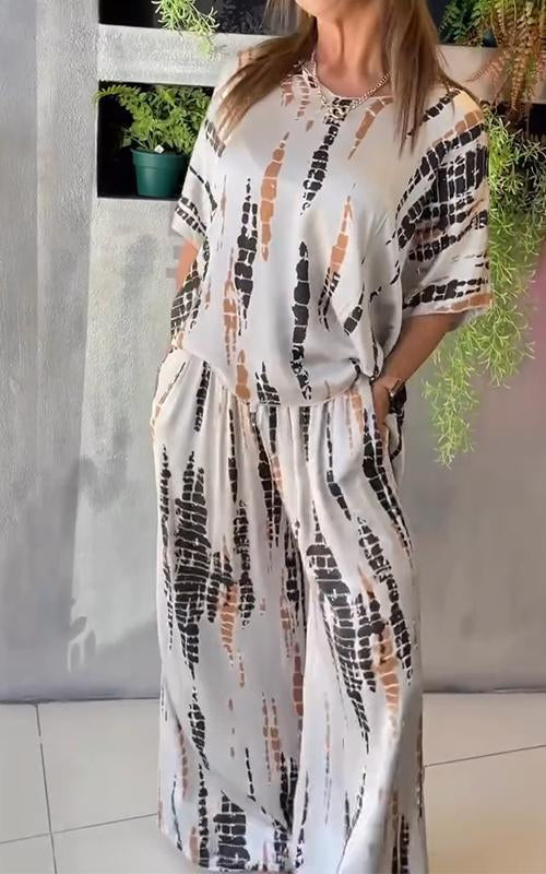 Marie - Lässiges Bedrucktes Set