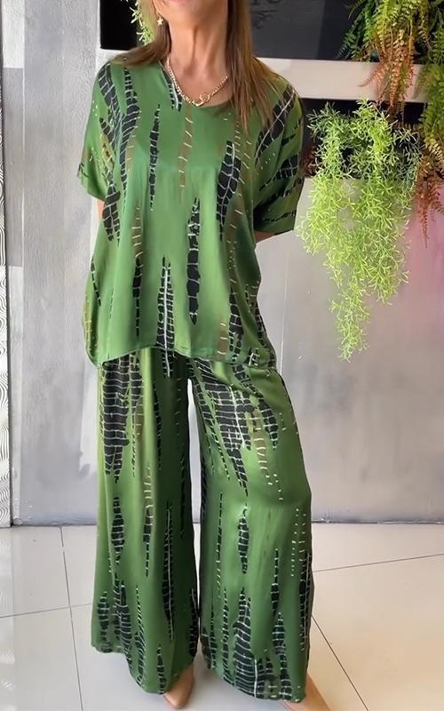 Marie - Lässiges Bedrucktes Set