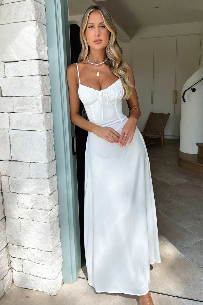 Cambria - Elegantes Maxikleid mit Spaghetti-Trägern