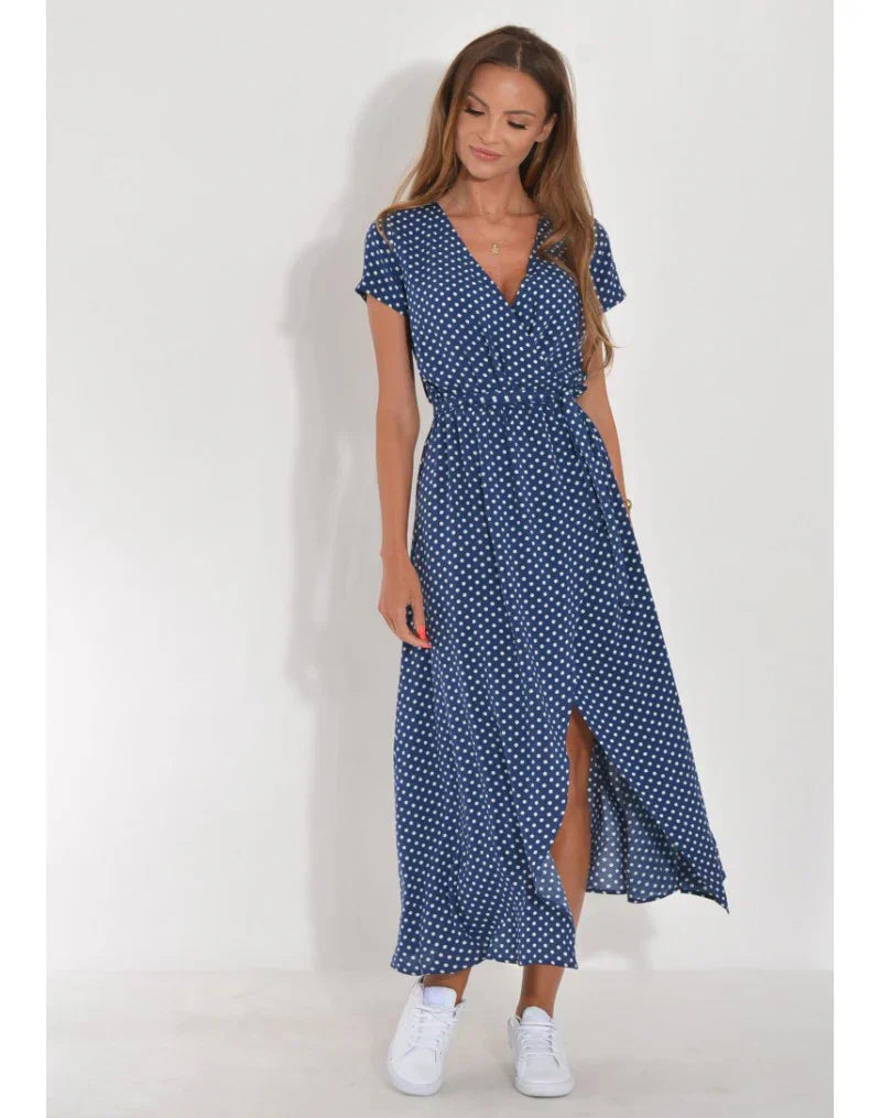 Suzanne – Elegantes Kleid mit V-Ausschnitt