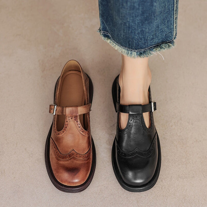 Velda™ - Elegante Mary Janes aus Leder
