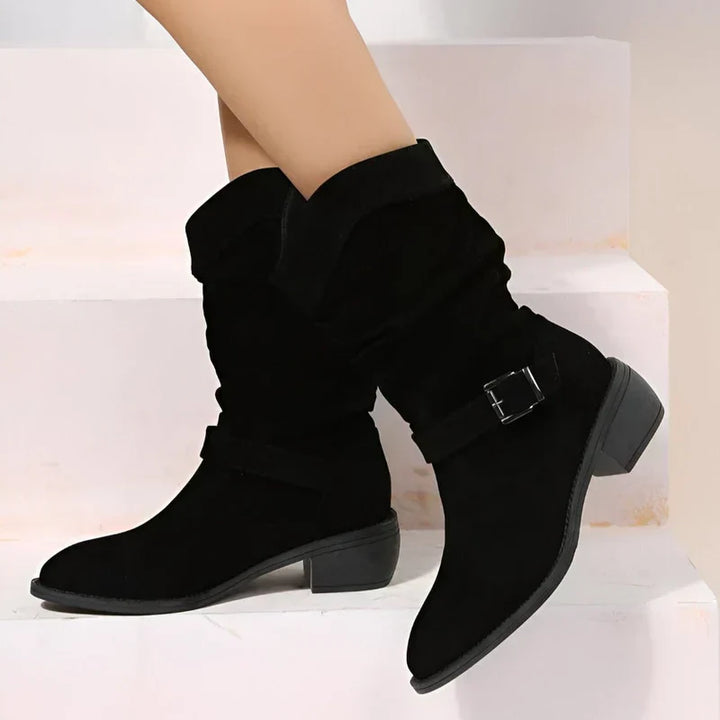 FRANCINE | NIEDRIGE FERSEN ANKLE BOOTS