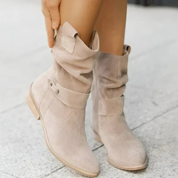 FRANCINE | NIEDRIGE FERSEN ANKLE BOOTS