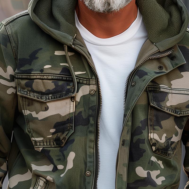 Philipp™ - Herren Camouflage Cargo Jacke