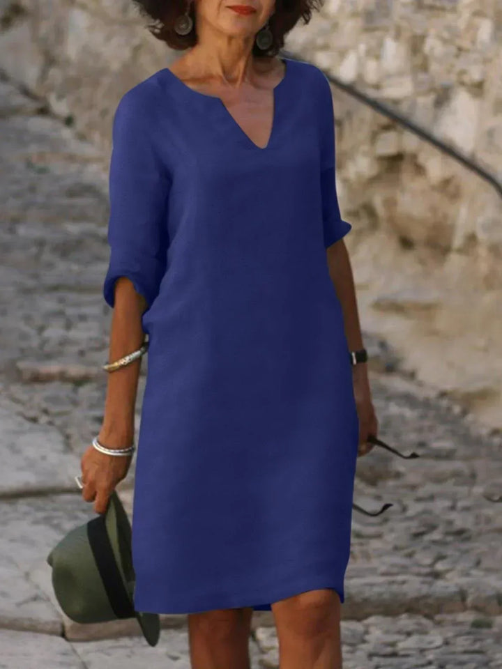 Josette™ - Elegantes Kleid mit V-Ausschnitt