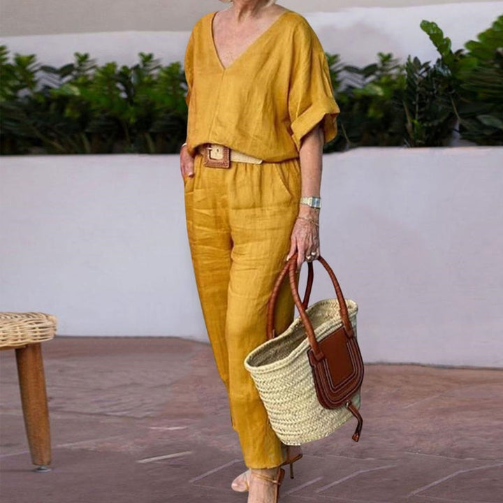 Claire | Luxe Entspanntes Zweiteiliges Outfit