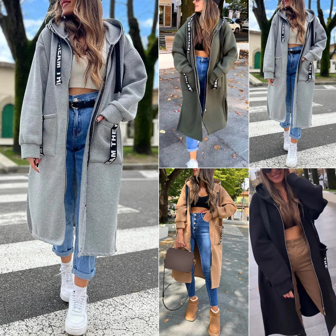 Marta™ – Oversized Komfort Hoodie Mantel