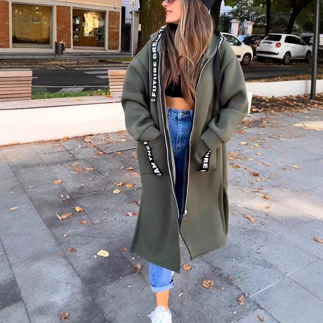 Marta™ – Oversized Komfort Hoodie Mantel