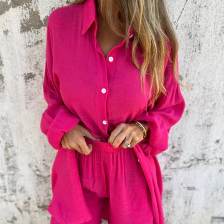 Lyrie - Entspanntes Polo-Set