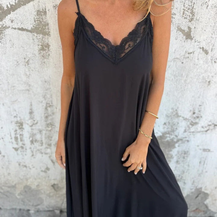 Ria™ - Elegantes V-Ausschnitt Kleid