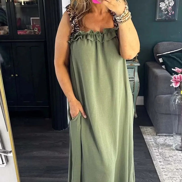 Tabea | Lässiges ärmelloses Kleid mit Taschen