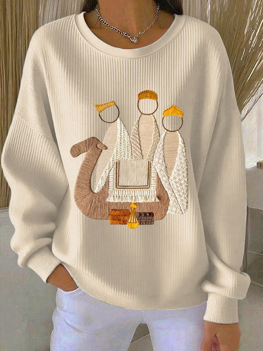 Damen Weihnachts-Jesu-Geburts-Sweatshirts