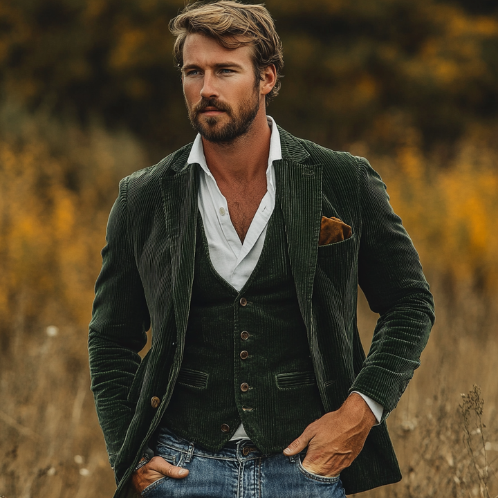 Adam™️ | Vintage-Blazer und -Weste