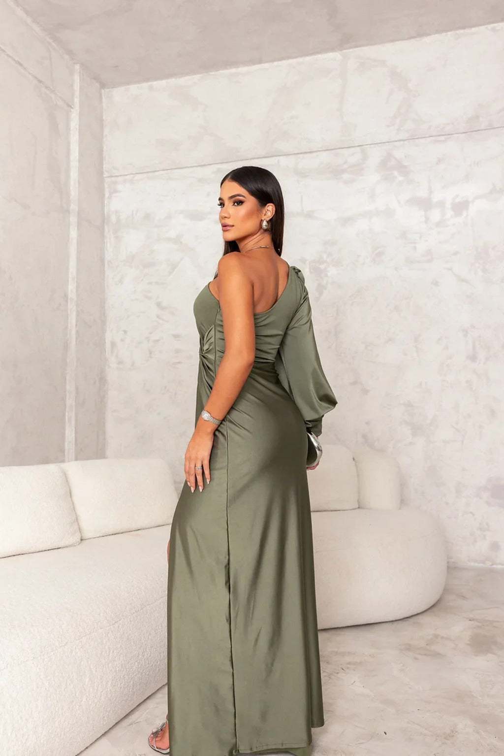 Alison - Elegantes Schlitz-Maxikleid