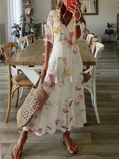 Emily™ - Boho Bauchbedeckendes Kleid