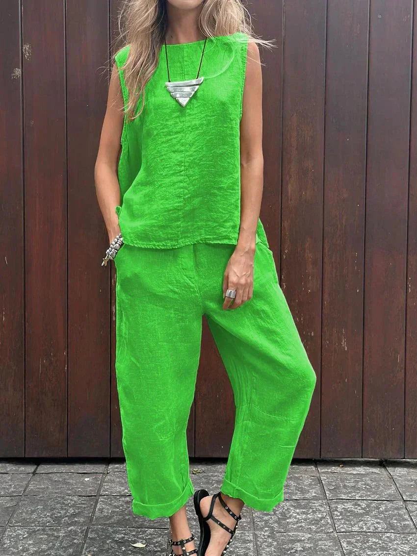 Janice™ – Stilvolles Baumwoll-Sommer-Set