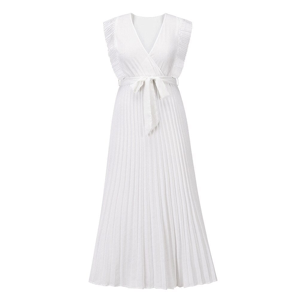 Maud™ - Kleid mit V-Ausschnitt