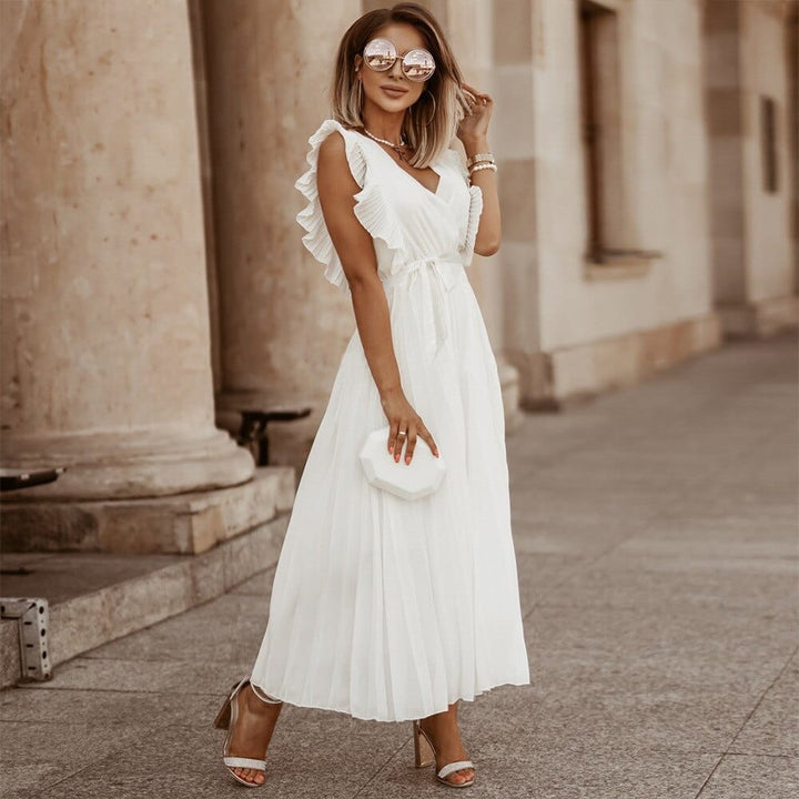 Maud™ - Kleid mit V-Ausschnitt